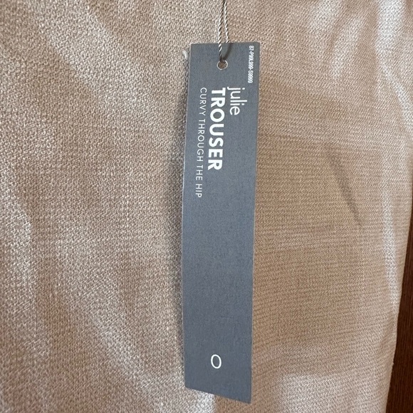 LOFT Womens ' Julie ' The Rivera Pants Khaki Size 0 Casual Wear Curvy - Picture 3 of 7